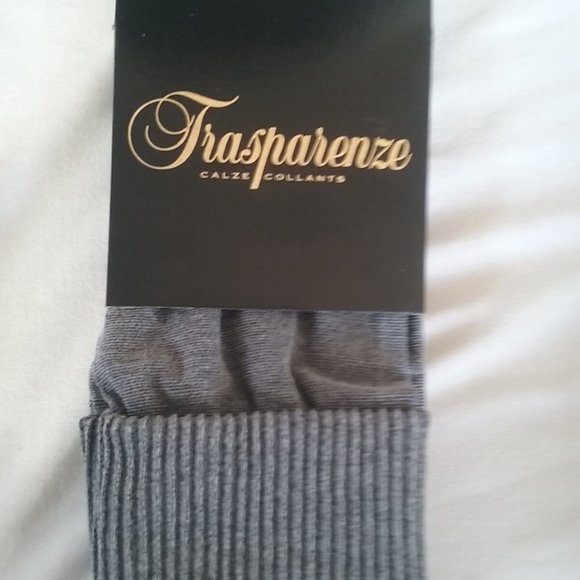 Trasparenze Giulia Cotton Sock with Turnover One Size Gry - Picture 2 of 2